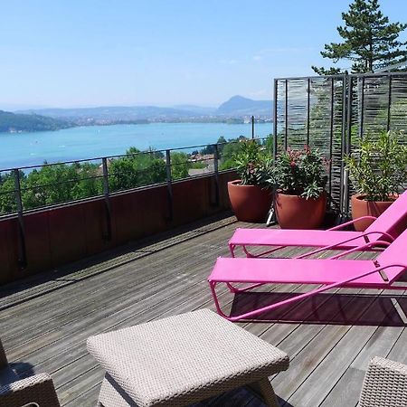 Le Clos Du Lac - Location De Chambres Veyrier-du-Lac Exteriör bild