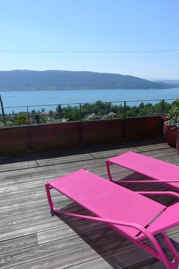 Le Clos Du Lac - Location De Chambres Veyrier-du-Lac Exteriör bild
